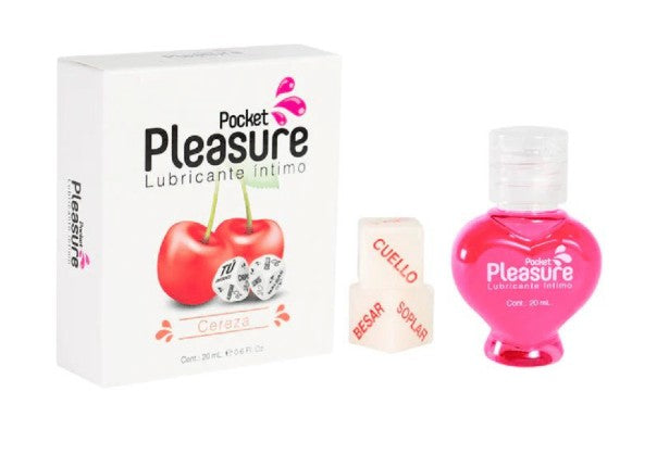 Lubricante Pocket Pleasure X 20ML (Incluye Dados)